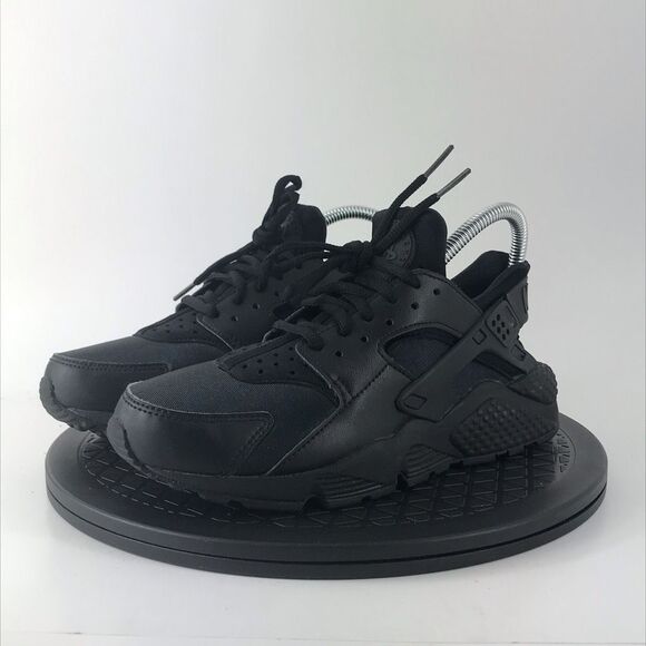 Nike Air Huarache Run Black Athletic Running Shoes 634835-012 Women’s Size 7.5 - Picture 1 of 12